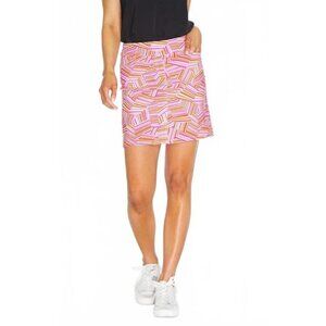 Slim-Sation Multiples Abstract Pink Skort Ladies 6 NWT Golf Sporty Pickleball